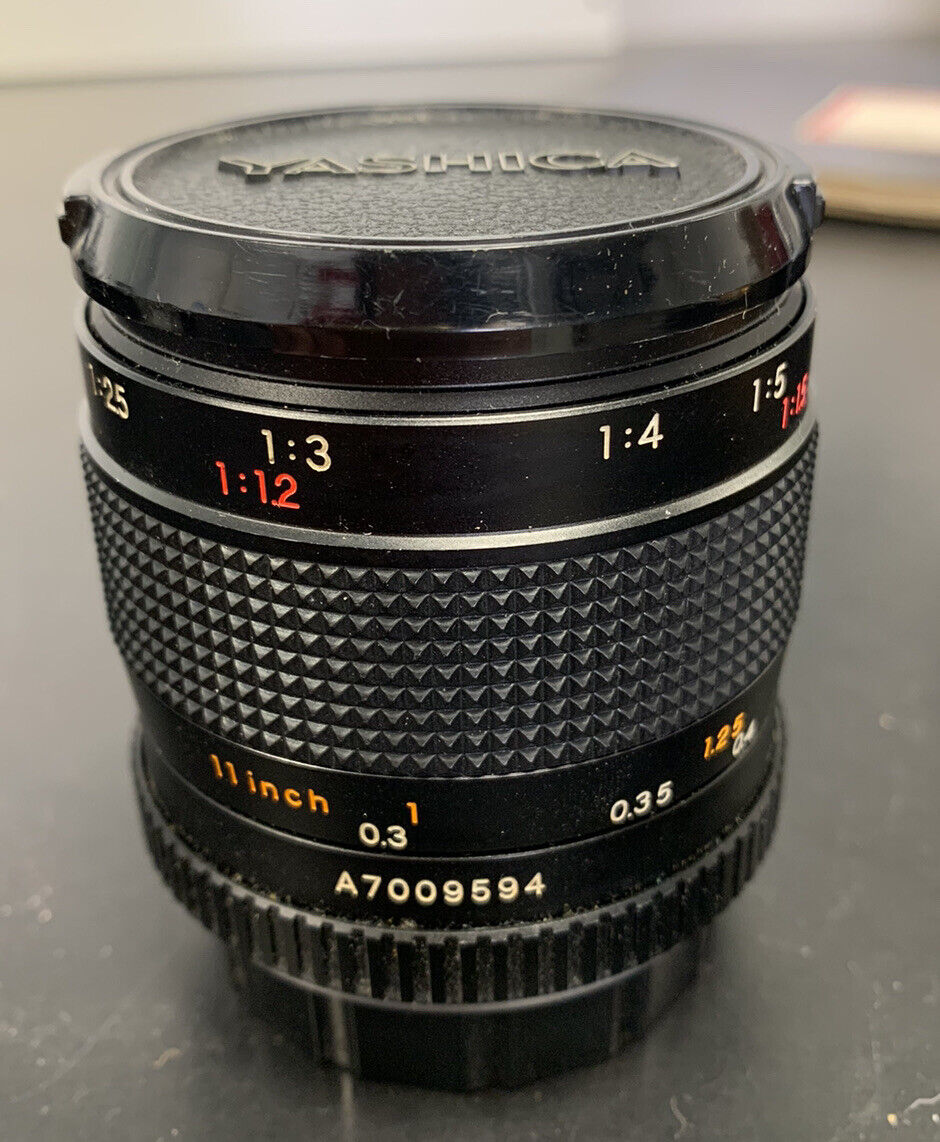 Yashica Lens ML macro 55mm 1:2.8 lens Made in Japan