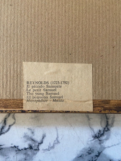 Pair of paintings Reynolds and Gainsborough T.
