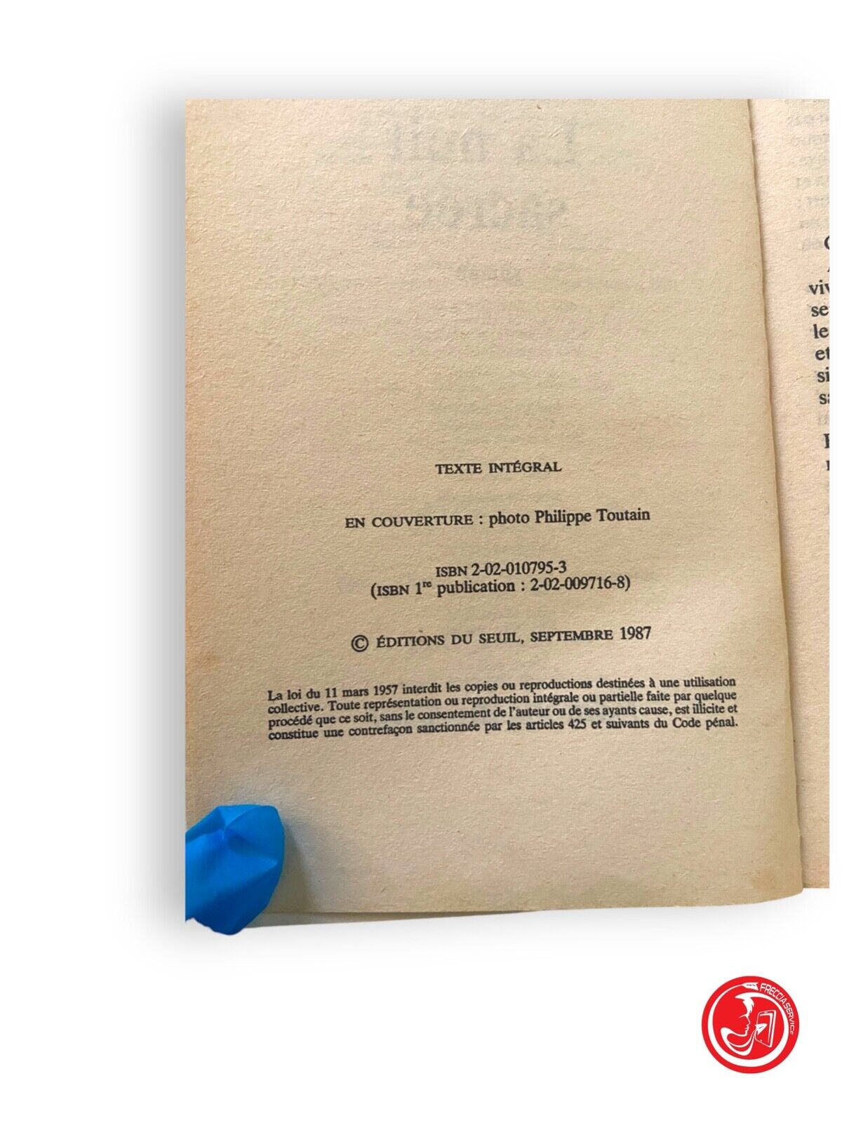 La nuit sacrée - Tahar Ben Jelloun - ÉDITIONS DU SEUIL, SEPTEMBRE 1987