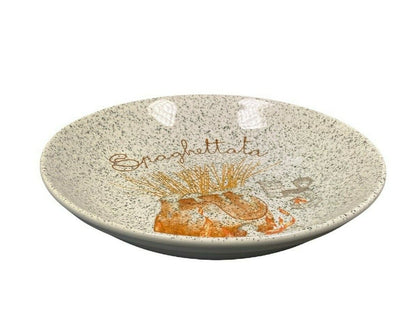 Set of 6 + 1 for spaghetti - ceramic