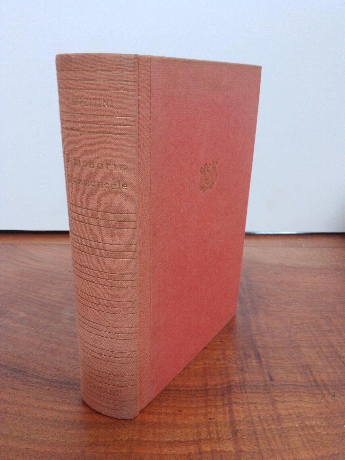 Dictionnaire grammatical, Cappellini, éd. Sormani, 1957