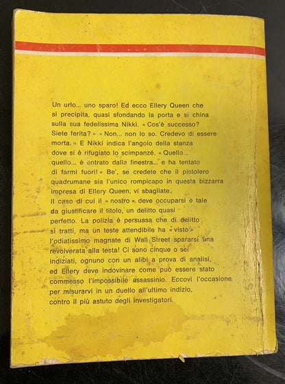 libro d’epoca - Ellery E Il Delitto Perfetto di Ellery Queen