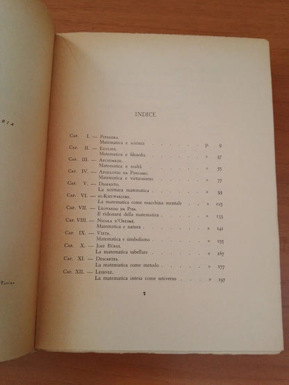 Petite histoire des mathématiques - E. Colerus, Einaudi 1939