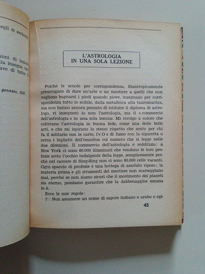 Droit sacro-saint de ne pas s'en soucier, Pitigrilli, Sonzogno, 1959