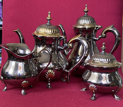 Tea/Coffee Service Decorated in 24 Kt Gold