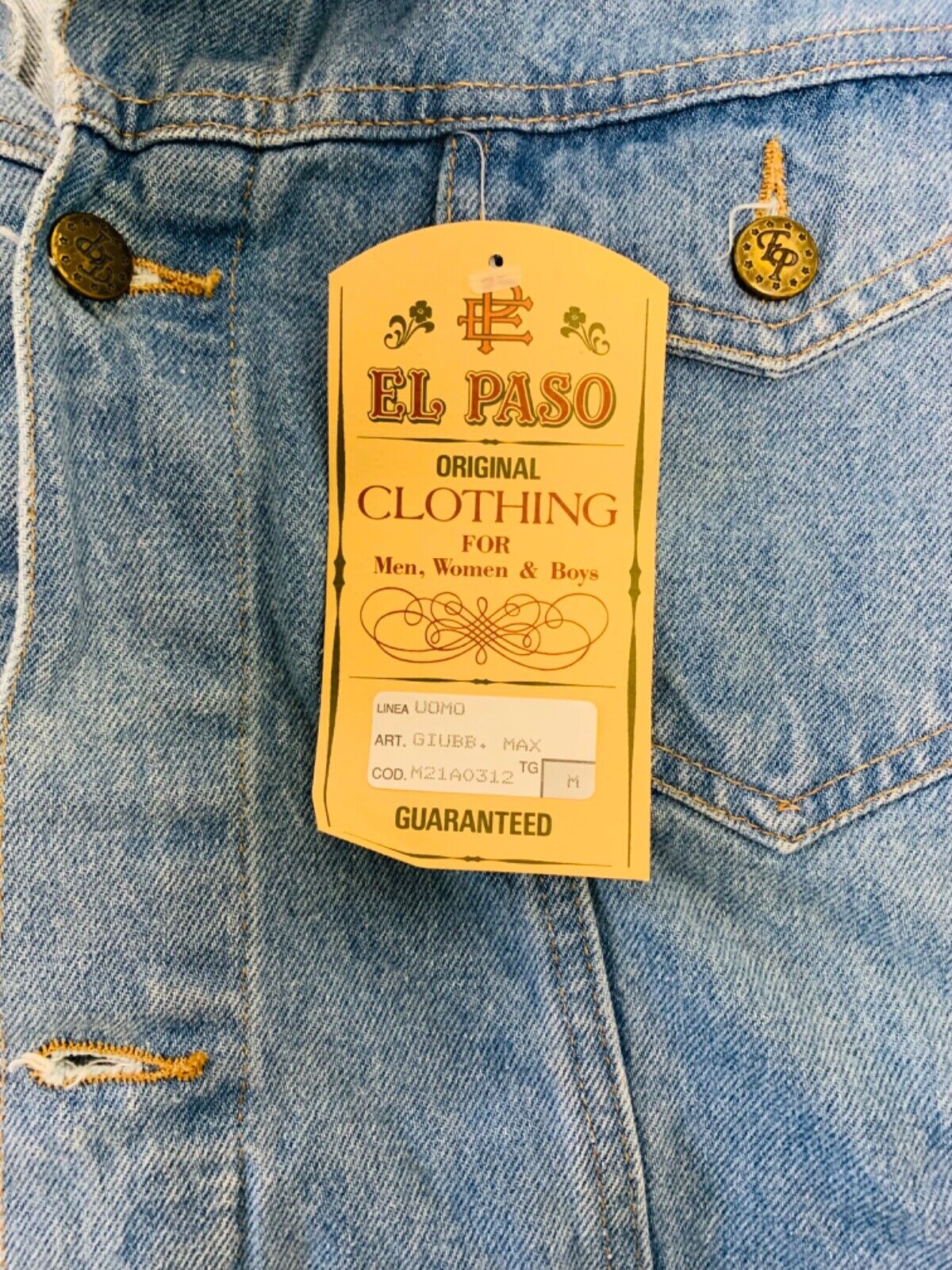 Giubbotti di jeans El paso