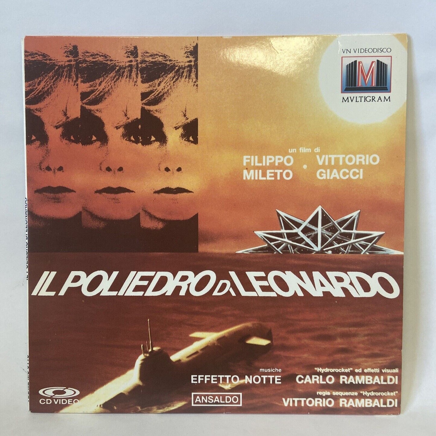 LE POLYHEDRO DE LEONARDO - Vidéodisque / Disque Laser - Multigramme - "Effet Nuit"