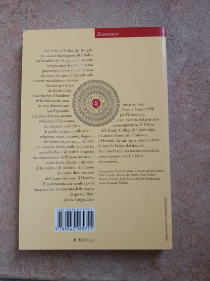 Identità e violenza, Amartya Sen, Laterza, 2010 III ed.