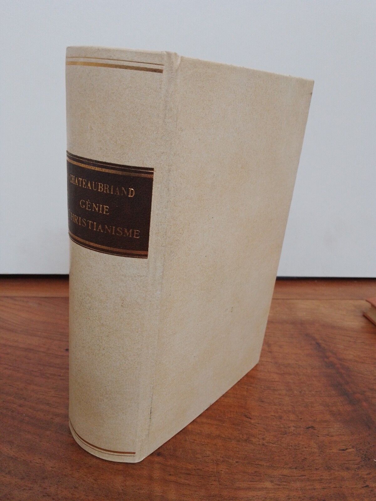 Genie du Christianisme, Chateaubriand, Flammarion Ed.,1926