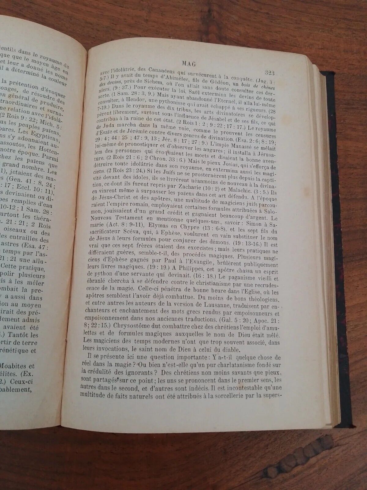 DICTIONNAIRE BIBLIQUE POPULAIRE, par A. Meylan, G. Bridel, 1869