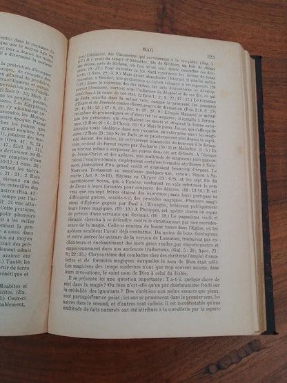 DICTIONNAIRE BIBLIQUE POPULAIRE, par A. Meylan, G. Bridel, 1869