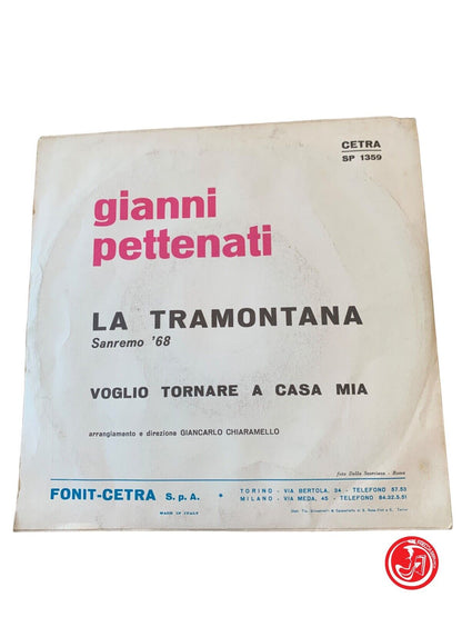 Gianni Pettenati - La Tramontane