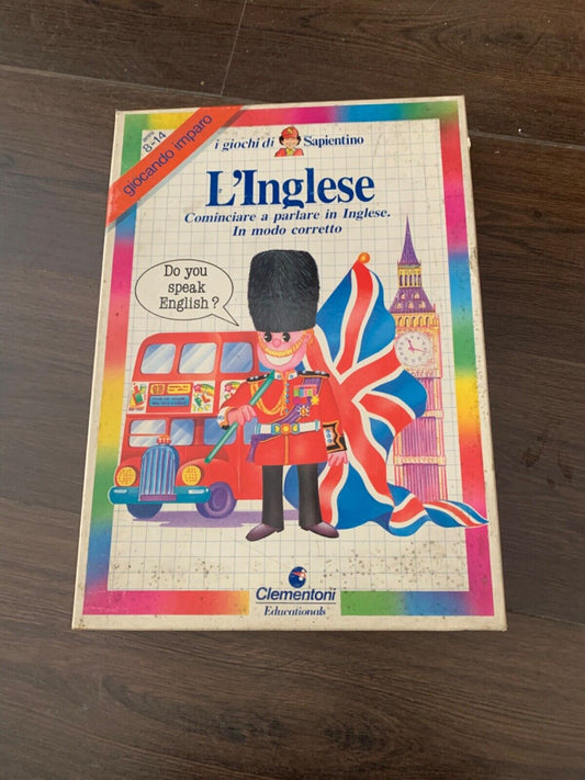 Gioco da tavolo vintage L’inglese Sapientino