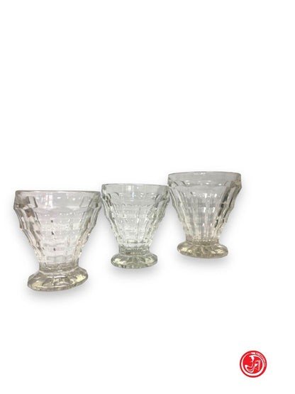 Ensemble de 6 verres en verre (pièces au total : 17) avec carafe