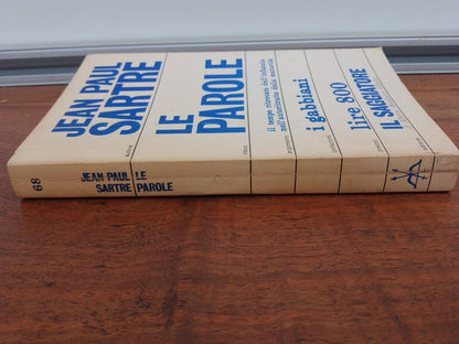 LE PAROLE - J. P. SARTRE, IL SAGGIATORE 1968 "I GABBIANI"