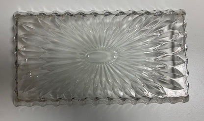 Processed glass bowl