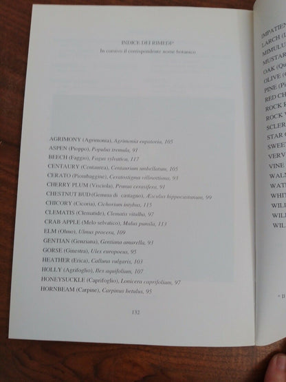 GUÉRISON PAR LES FLEURS, E. BACH, IPSA EDITORE 1997 "QUADERNI DEL VIVEREMEGLIO" 16