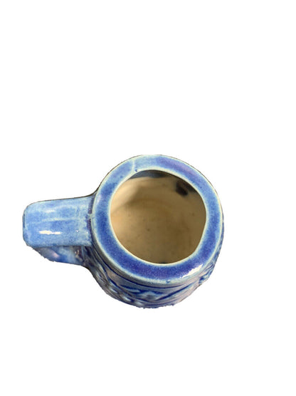 Souvenir bicchierino blu decorato