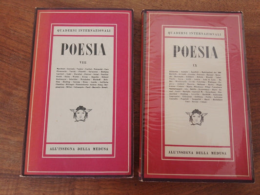 International Notebooks, POETRY, Vol. VIII/IX, Mondadori 1947-48