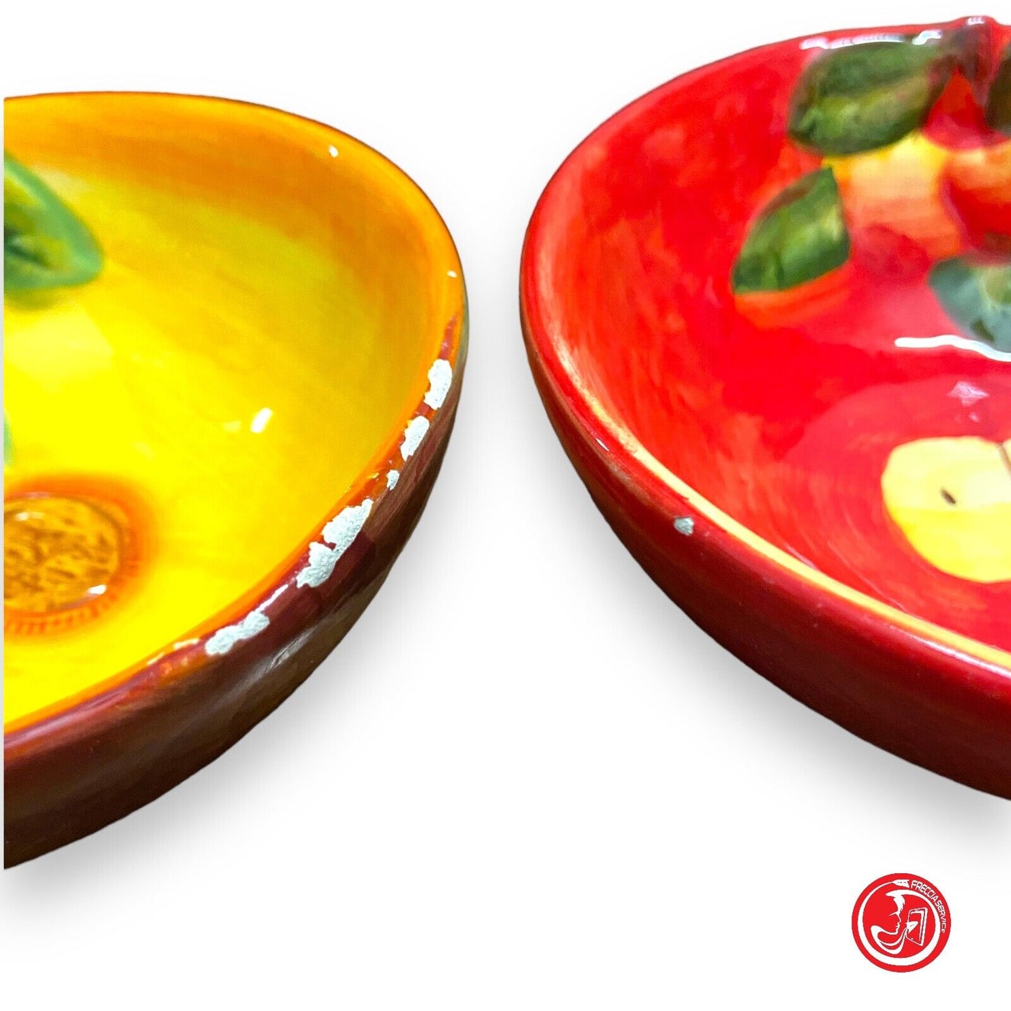 Trio of ceramic bowls for aperitifs 