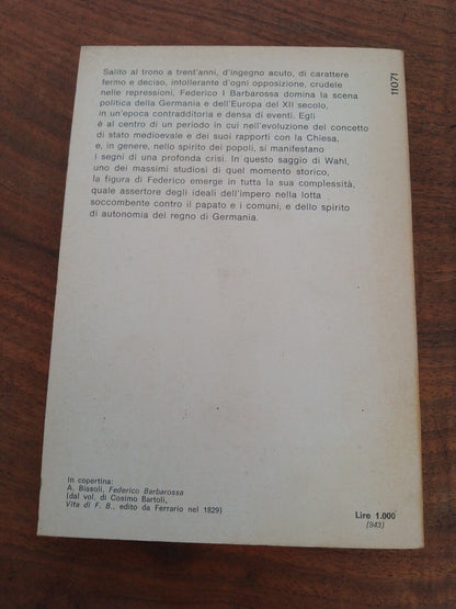 Barbarossa, E.Wahl, Mondadori 1973