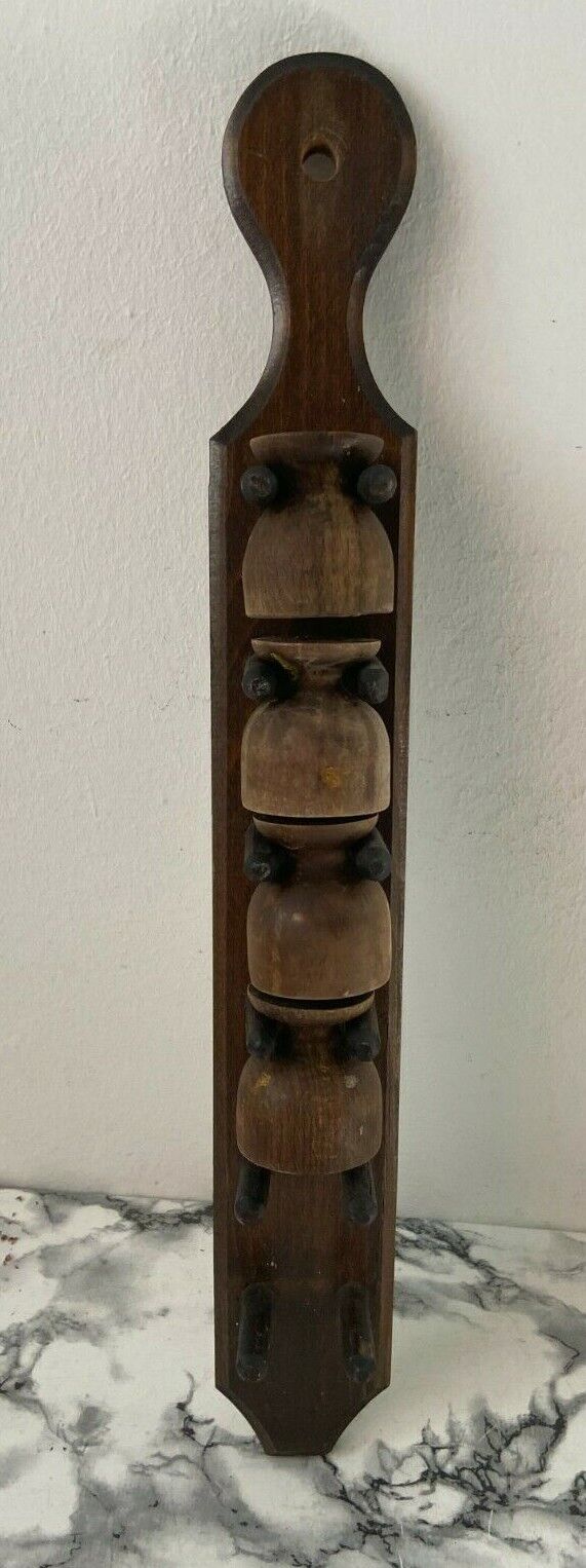 Glass holder - wood - wall