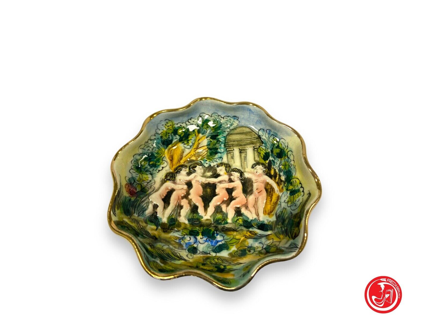 Capodimonte ceramic plate 