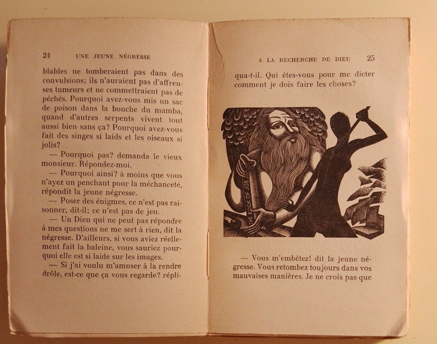 Les Aventures d'une jeune negresse a la recherche de Dieu, B. Shaw - Raro
