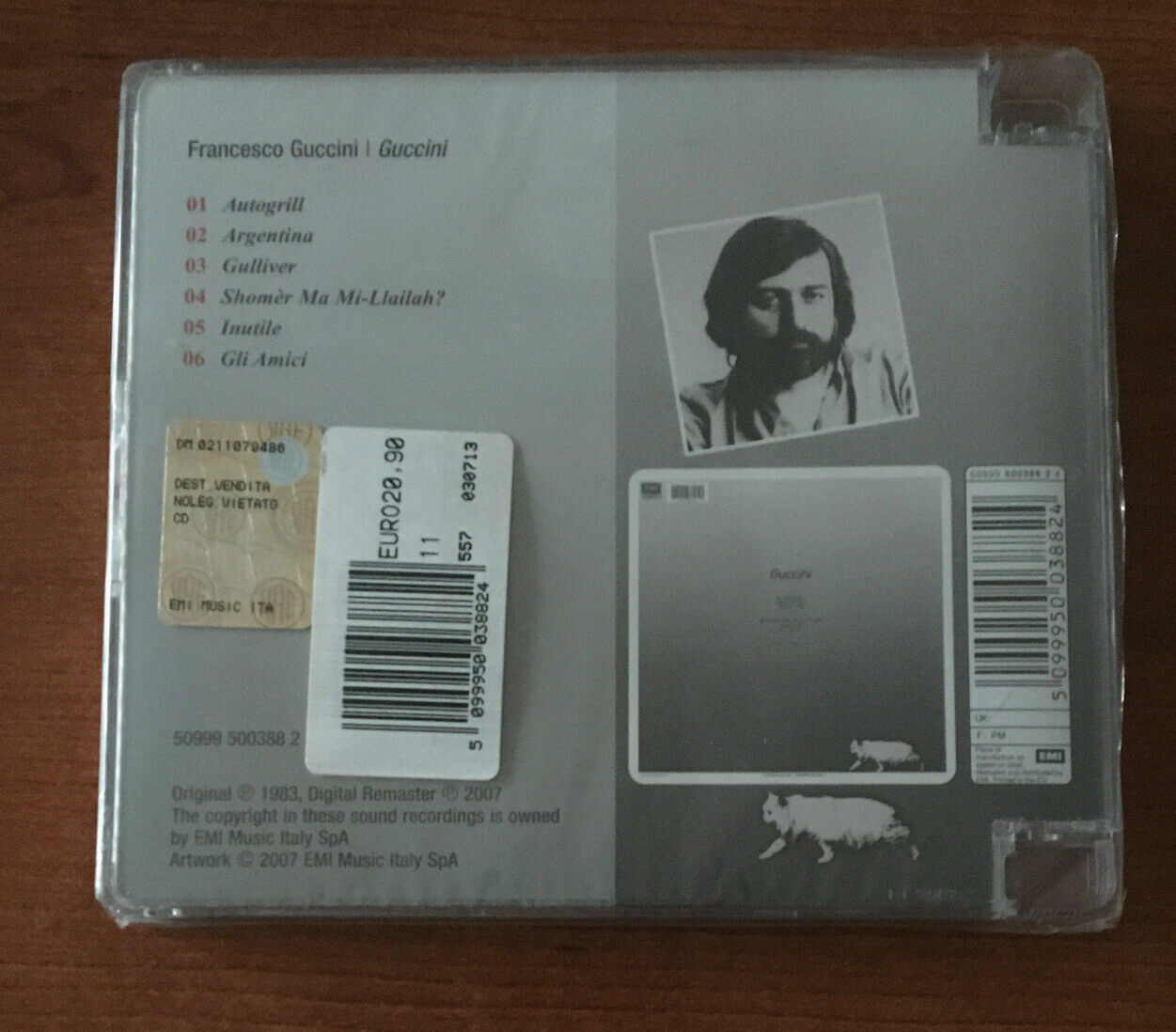 Guccini (2007 Remasterisé) CD EMI MKTG 