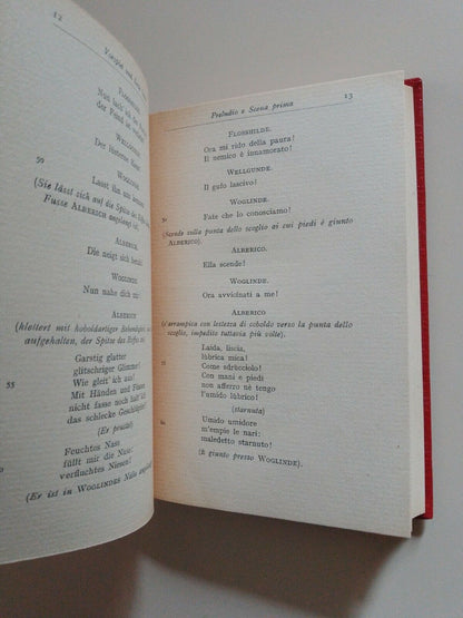 L'Or du Rhin, R. Wagner, bibliothèque sansonienne étrangère G. Manacorda