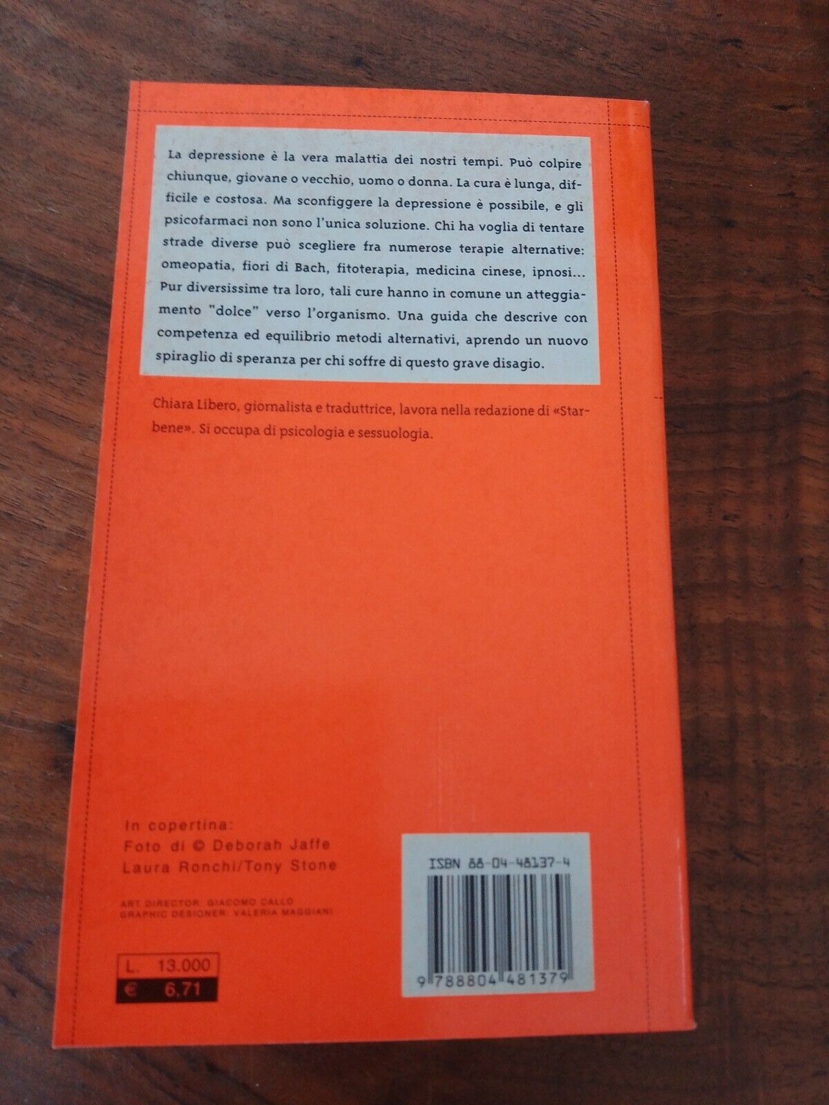 Cure Naturali contro la Depressione, C.Libero,  Mondadori, 2001