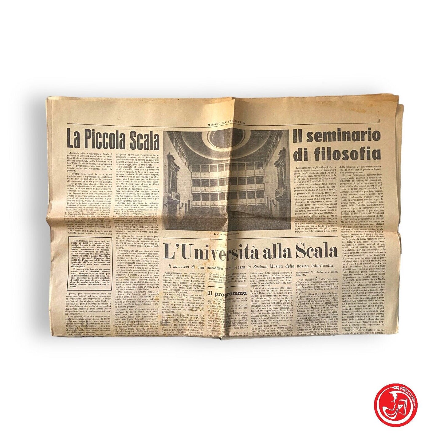 Milan university - newspaper - La Scala Milan