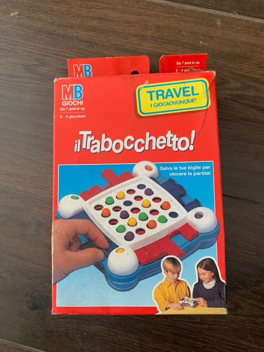 Gioco da tavolo vintage da viaggio il Trabocchetto