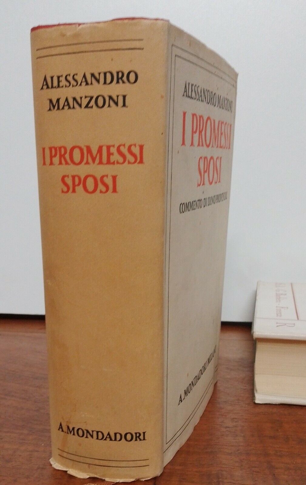 I Promessi Sposi, commento di D.Provenzal, Mondadori, 1938