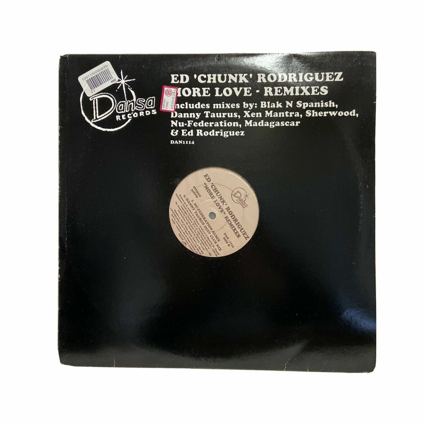 Vinyle Ed' Chunk' Rodriguez Plus d'amour 