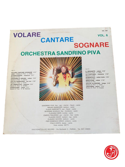 Orchestra Sandrino Piva - Volare Cantare Sognare - Vol.6