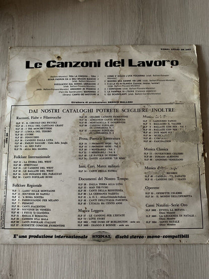 Le canzoni del lavoro