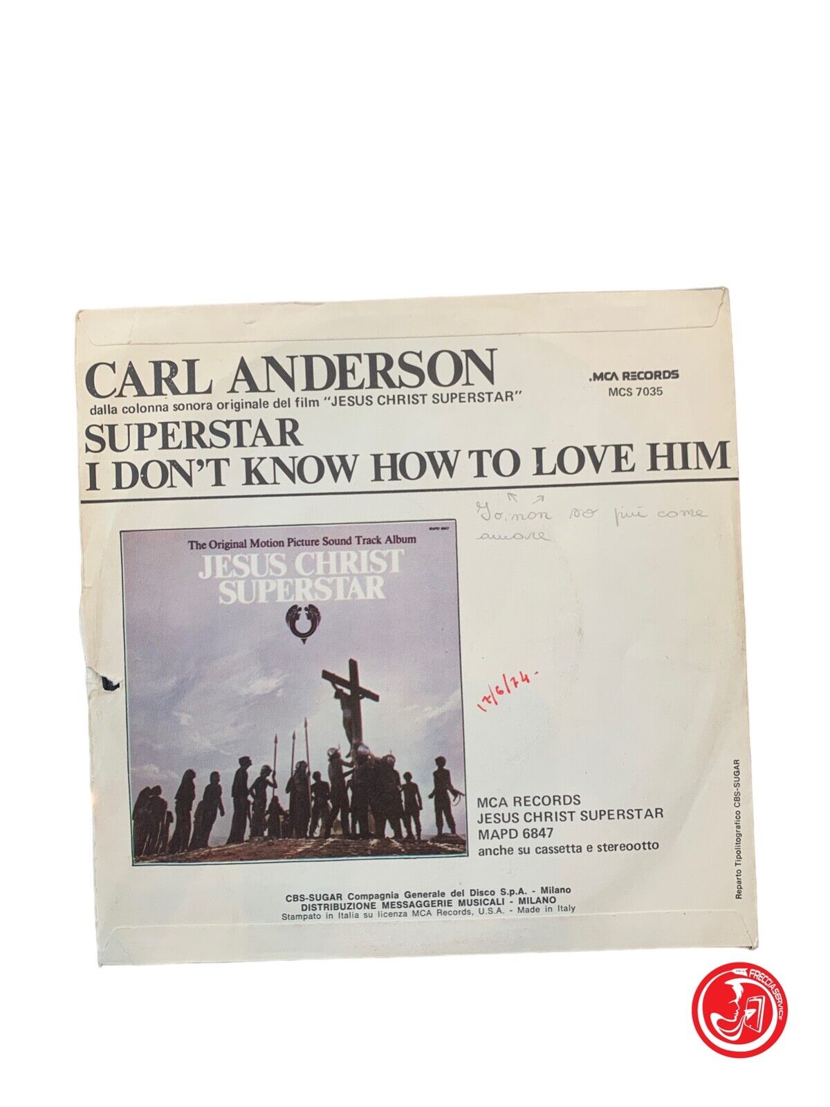 Carl Anderson - Superstar / I Don't Know How To Love Him