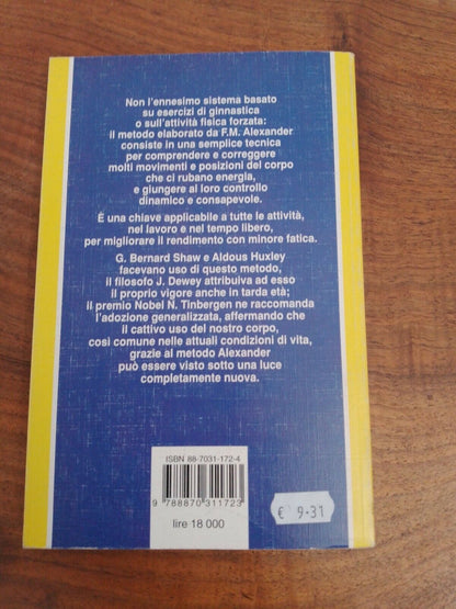 IL METODO ALEXANDER, Sarah Barker, RED Edizioni, 1997