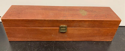 Antique quail distillery wooden box