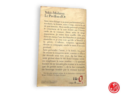 Le Pavillon d'Or - Y. Mishima - Éditions Gallimard 1961