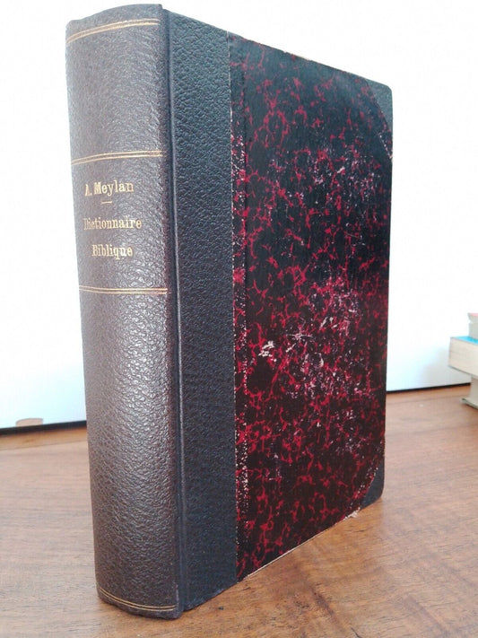 DICTIONNAIRE BIBLIQUE POPULAIRE, par A. Meylan, G. Bridel, 1869