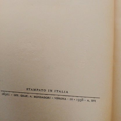 The Betrothed, commentary by D.Provenzal, Mondadori, 1938