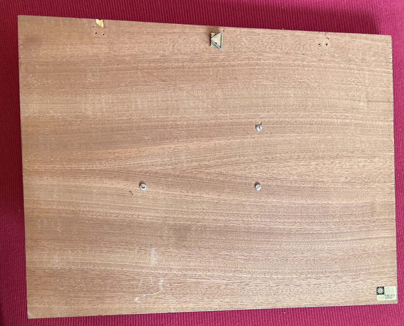 Fiat Mod. 0 Placcato Argento Su Legno