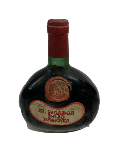 Collectible bottle - El Picador Rojo Reserva 1969