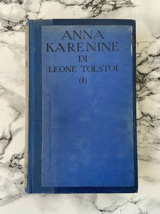 Libro - Anna Karenine di Leone Tolstoi - Volume I e II