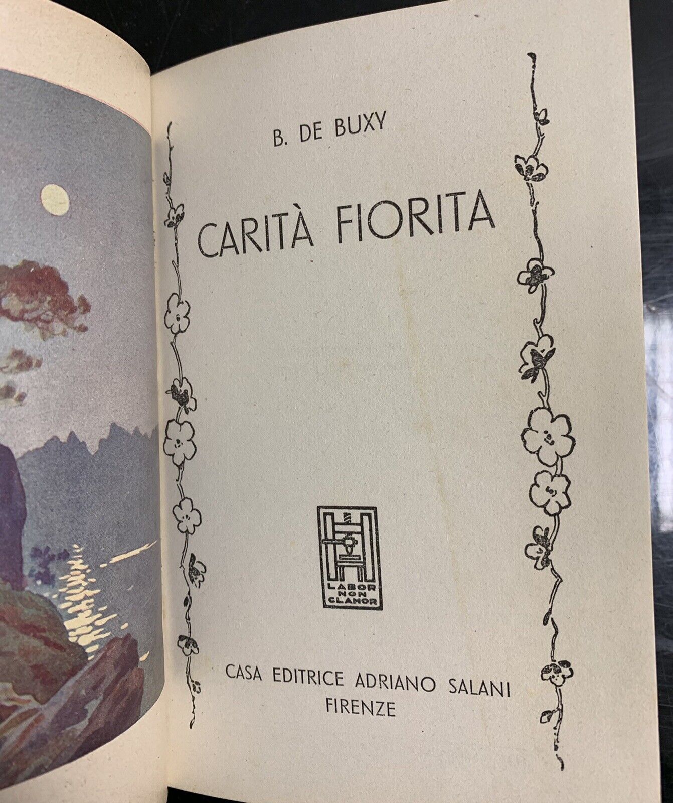 libro antico - Carità Fiorita di B. De Buxy