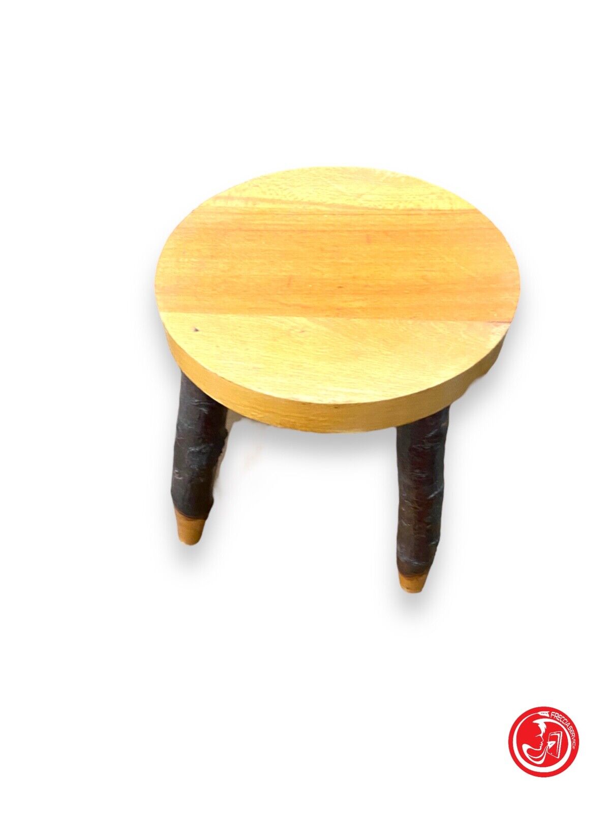 Handmade wooden stool 