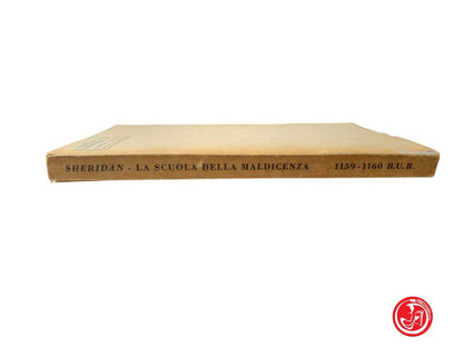 La scuola della maldicenza - R.B. Sheridan - Rizzoli 1957