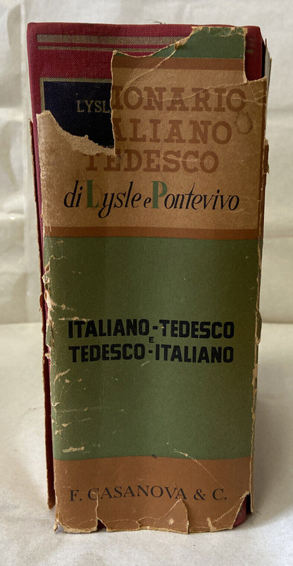 Dictionnaires Lysle italien-allemand par Lysle et Pontevivo